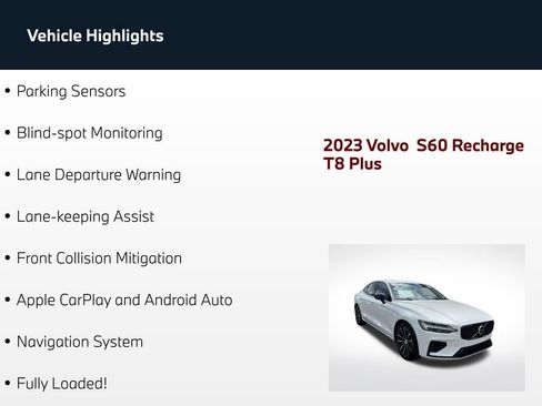 Used 2023 Volvo S60 T8 Plus AWD/4WD image 66