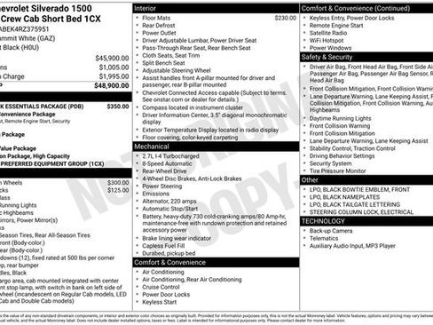 Used 2024 Chevrolet Silverado 1500 Custom w/ LPO, Dark Essentials Package image 28