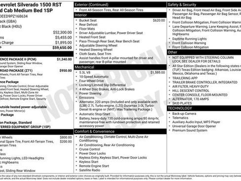 Certified 2023 Chevrolet Silverado 1500 RST w/ Convenience Package II image 38