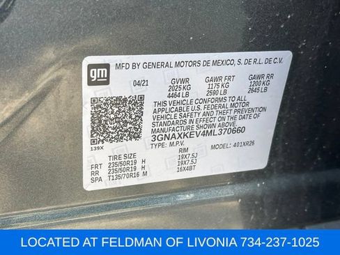 Used 2021 Chevrolet Equinox LT FWD image 10