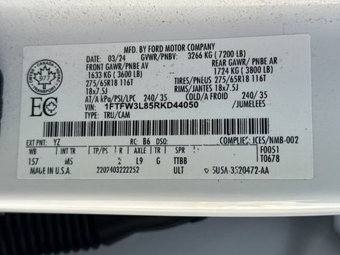 Used 2024 Ford F150 XLT w/ FX4 Off-Road Package image 17