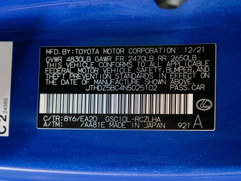 Used 2022 Lexus RC 350 RWD image 52