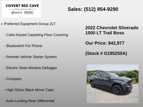 Used 2022 Chevrolet Silverado 1500 LT Trail Boss AWD/4WD image 12