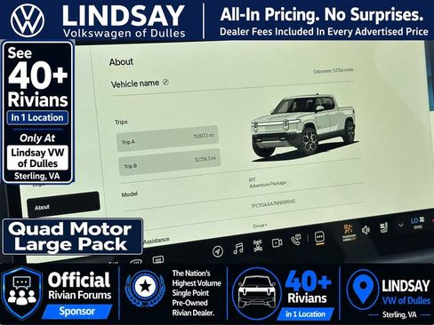 Used 2022 Rivian R1T Adventure AWD/4WD image 26