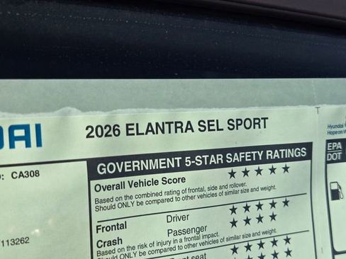 New 2026 Hyundai Elantra Sport w/ Cargo Package image 23