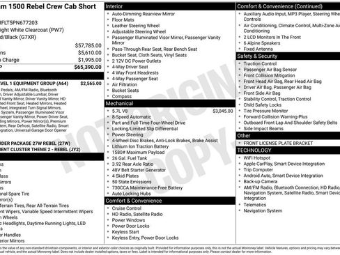 Used 2023 RAM 1500 Rebel w/ Rebel Level 1 Equipment Group AWD/4WD image 15