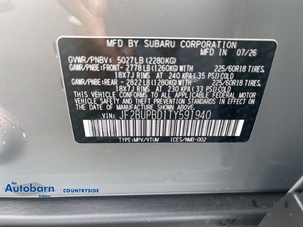 New 2026 Subaru Outback Premium AWD/4WD image 32