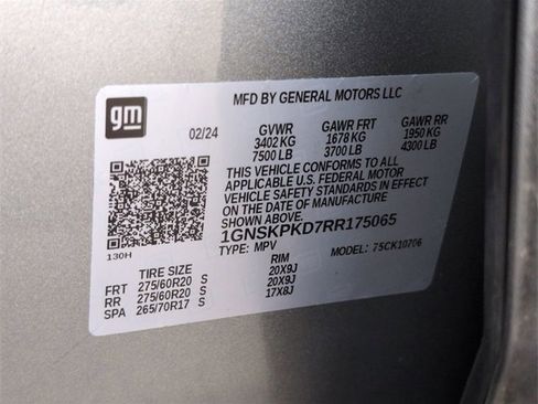 Certified 2024 Chevrolet Tahoe Z71 w/ Luxury Package image 34