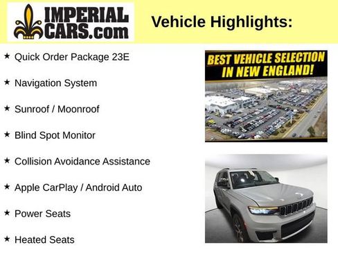 Used 2023 Jeep Grand Cherokee L Limited AWD/4WD image 3