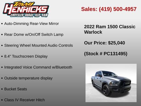 Used 2022 RAM 1500 Warlock AWD/4WD image 35