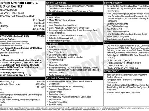 Used 2026 Chevrolet Silverado 1500 LTZ w/ LPO, Dark Essentials Package AWD/4WD image 31