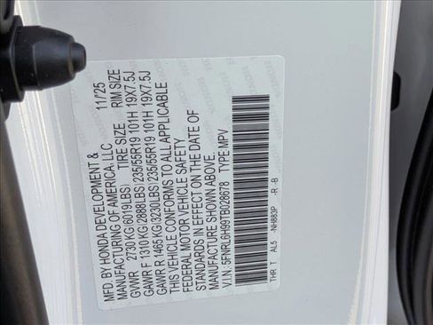 New 2026 Honda Odyssey Elite image 16