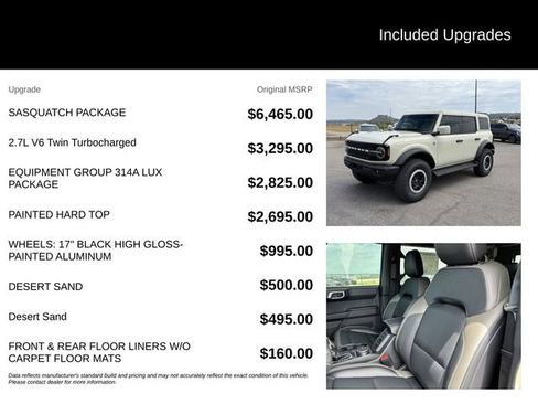 New 2026 Ford Bronco Outer Banks w/ Sasquatch Package AWD/4WD image 5