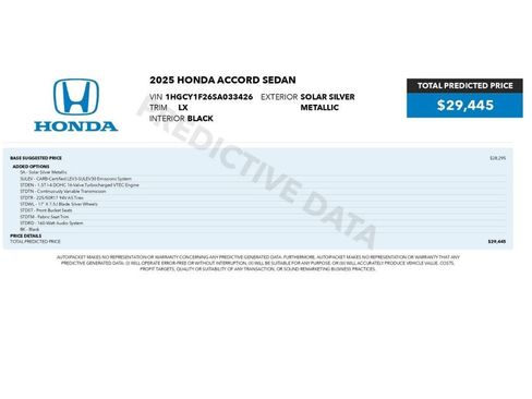 Used 2025 Honda Accord LX image 2