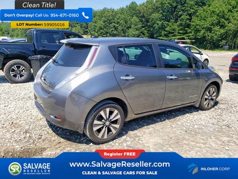 Used 2015 Nissan Leaf SL w/ Premium Package FWD image 4