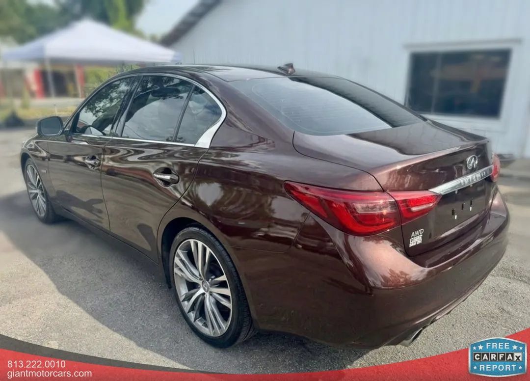 Used 2018 INFINITI Q50 Luxe AWD/4WD image 7