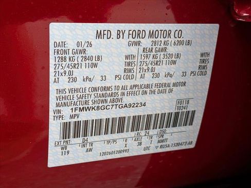 New 2026 Ford Explorer ST w/ Sun And Sound Package image 18