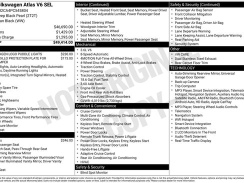 Certified 2023 Volkswagen Atlas SEL AWD/4WD image 3