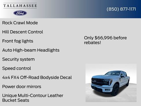 New 2025 Ford F150 Platinum w/ FX4 Off-Road Package image 35