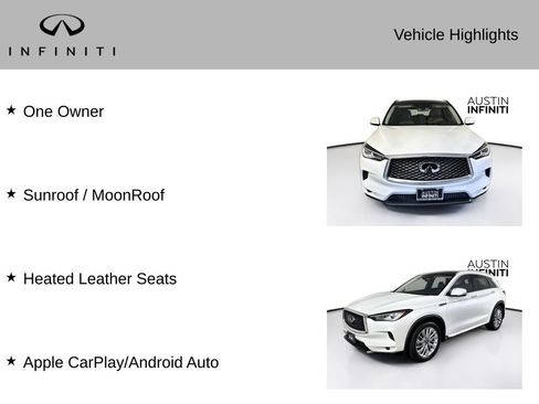 Certified 2023 INFINITI QX50 Luxe FWD image 3