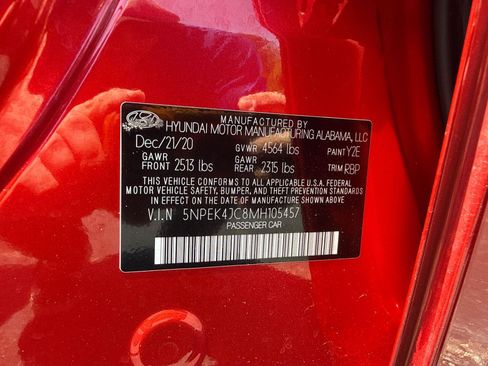 Used 2021 Hyundai Sonata N Line w/ Cargo Package FWD image 31