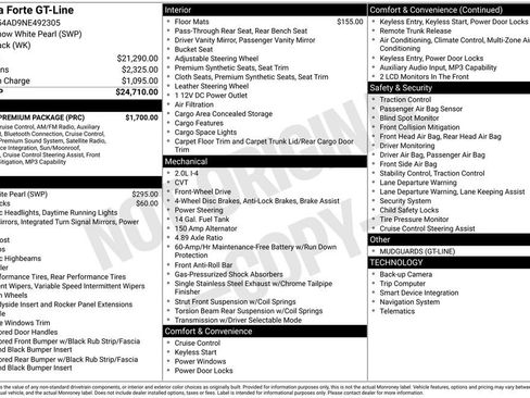 Used 2022 Kia Forte GT-Line w/ GT-Line Premium Package FWD image 17