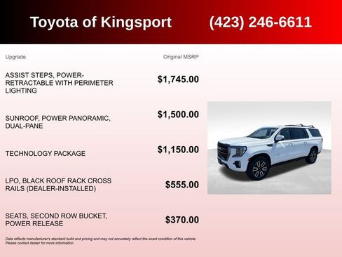 Used 2023 GMC Yukon XL AT4 w/ Technology Package AWD/4WD image 3