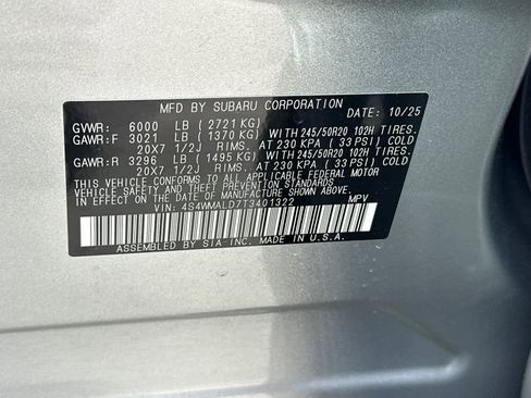 New 2026 Subaru Ascent Bronze Edition AWD/4WD image 36