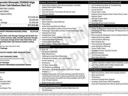 Used 2024 Chevrolet Silverado 2500 High Country w/ High Country Premium Package image 42