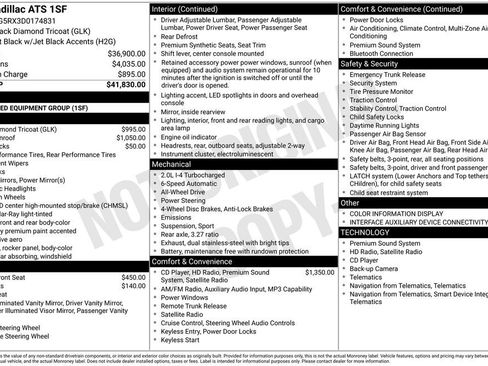 Used 2013 Cadillac ATS 2.0T AWD Sedan image 1