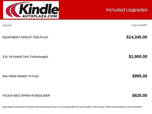 New 2025 Ford F150 Platinum w/ Equipment Group 703A Plus image 3