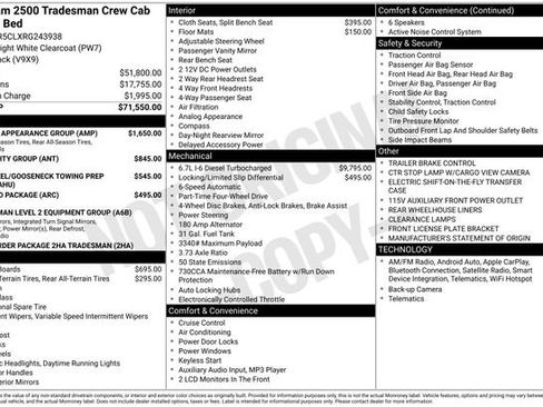 Used 2024 RAM 2500 Tradesman w/ Chrome Appearance Group image 7