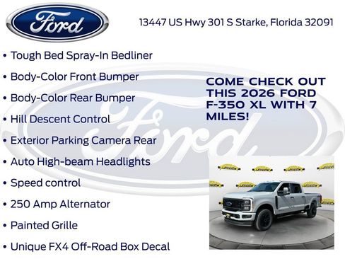 New 2026 Ford F350 XL w/ STX Appearance Package image 30