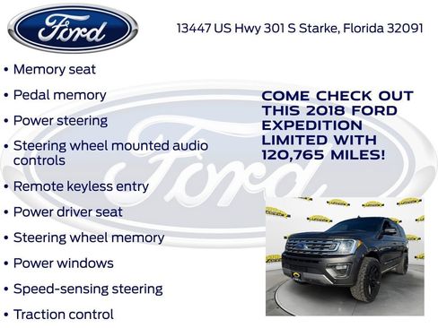 Used 2018 Ford Expedition Limited w/ Equipment Group 301A image 30