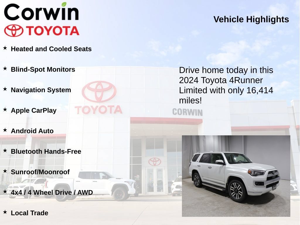 Used 2024 Toyota 4Runner Limited AWD/4WD image 7