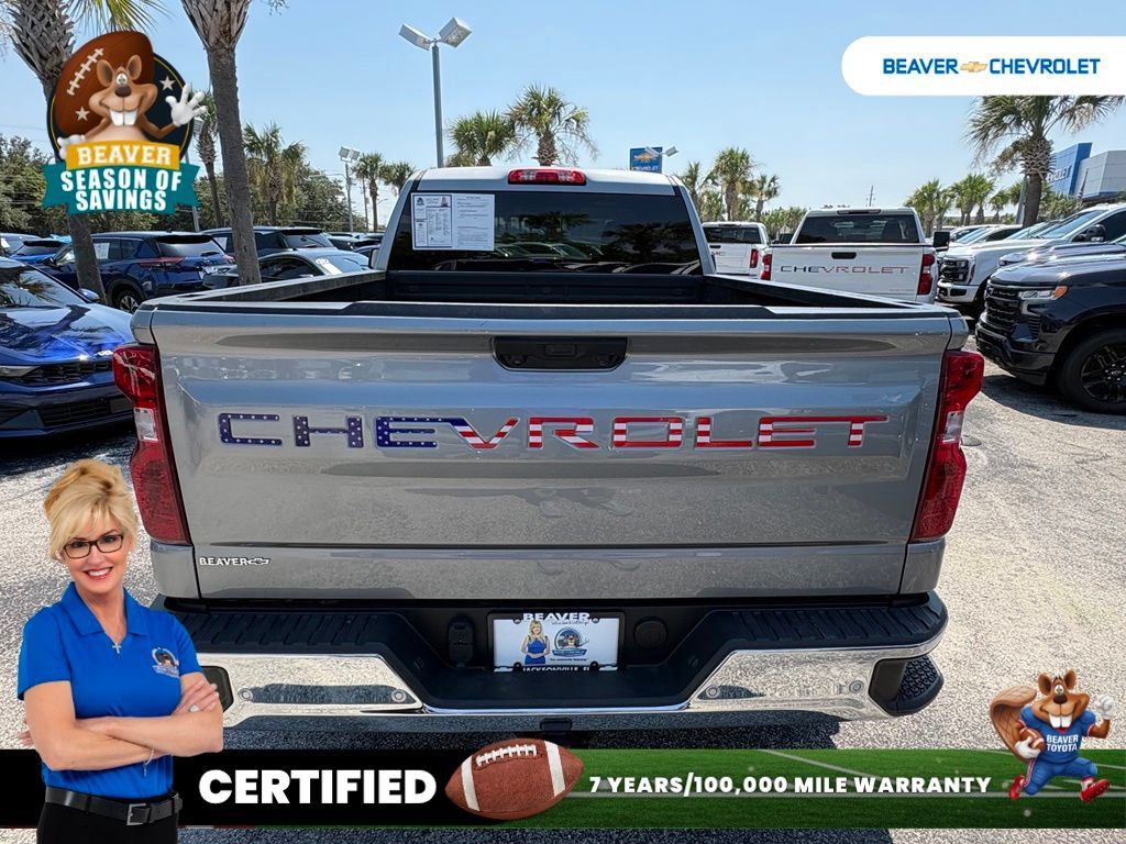 Used 2025 Chevrolet Silverado 1500 W/T w/ WT Safety Package RWD image 6