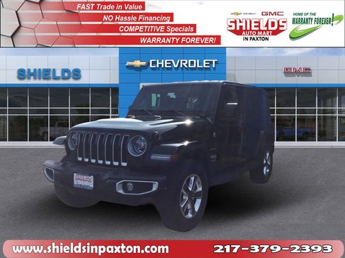 Used 2022 Jeep Wrangler Unlimited Sahara w/ LED Lighting Group AWD/4WD image 2