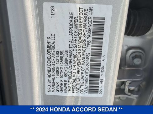 Used 2024 Honda Accord EX image 24