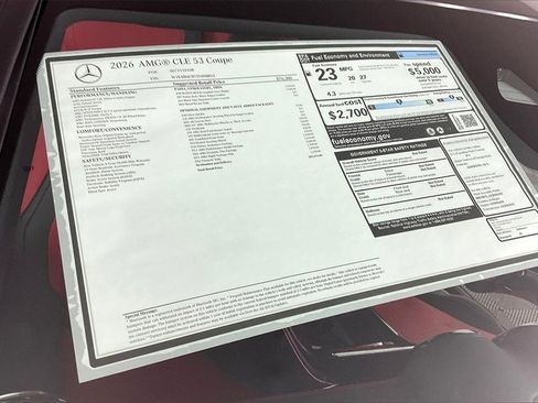 New 2026 Mercedes-Benz CLE 53 AMG 4MATIC Coupe image 12