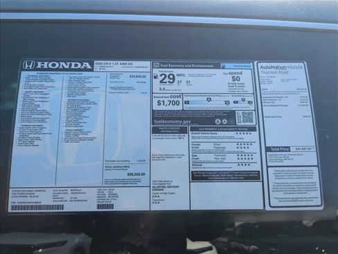 New 2026 Honda CR-V EX image 21