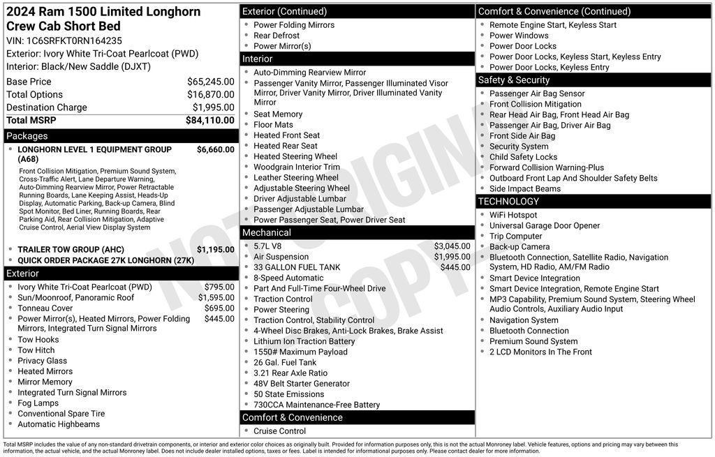 Used 2024 RAM 1500 Limited AWD/4WD image 10