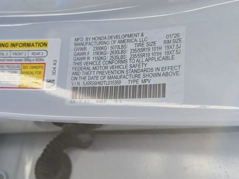 New 2026 Honda CR-V Sport Touring image 35