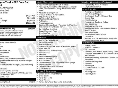 Used 2024 Toyota Tundra SR5 w/ SR5 Premium Package RWD image 4