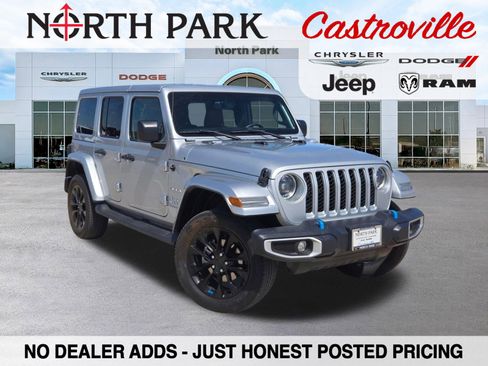 Certified 2023 Jeep Wrangler Unlimited Sahara w/ Cold Weather Group AWD/4WD image 1