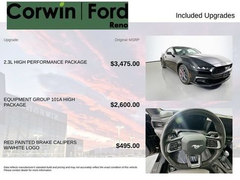 Certified 2024 Ford Mustang Coupe w/ 2.3L High Performance Package RWD image 3