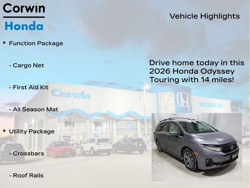 New 2026 Honda Odyssey Touring image 6
