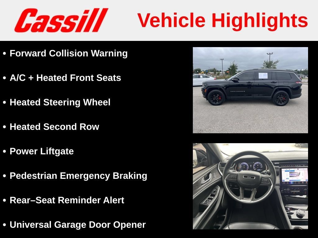Used 2023 Jeep Grand Cherokee L Limited w/ Luxury Tech Group II AWD/4WD image 14