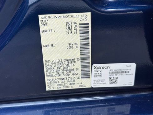 Used 2022 Nissan Altima 2.5 SR FWD image 38