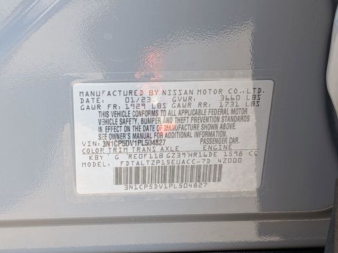 Certified 2023 Nissan Kicks SR w/ SR Premium Package FWD image 33