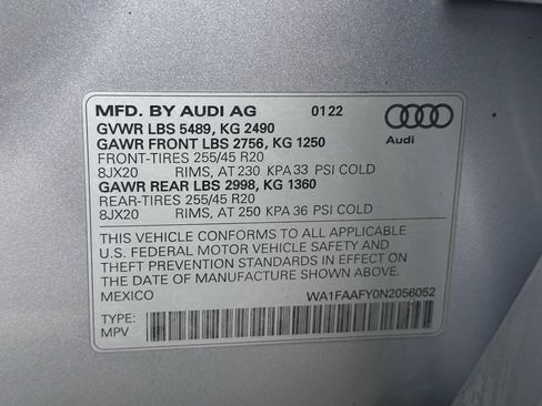 Used 2022 Audi Q5 2.0T Prestige image 24